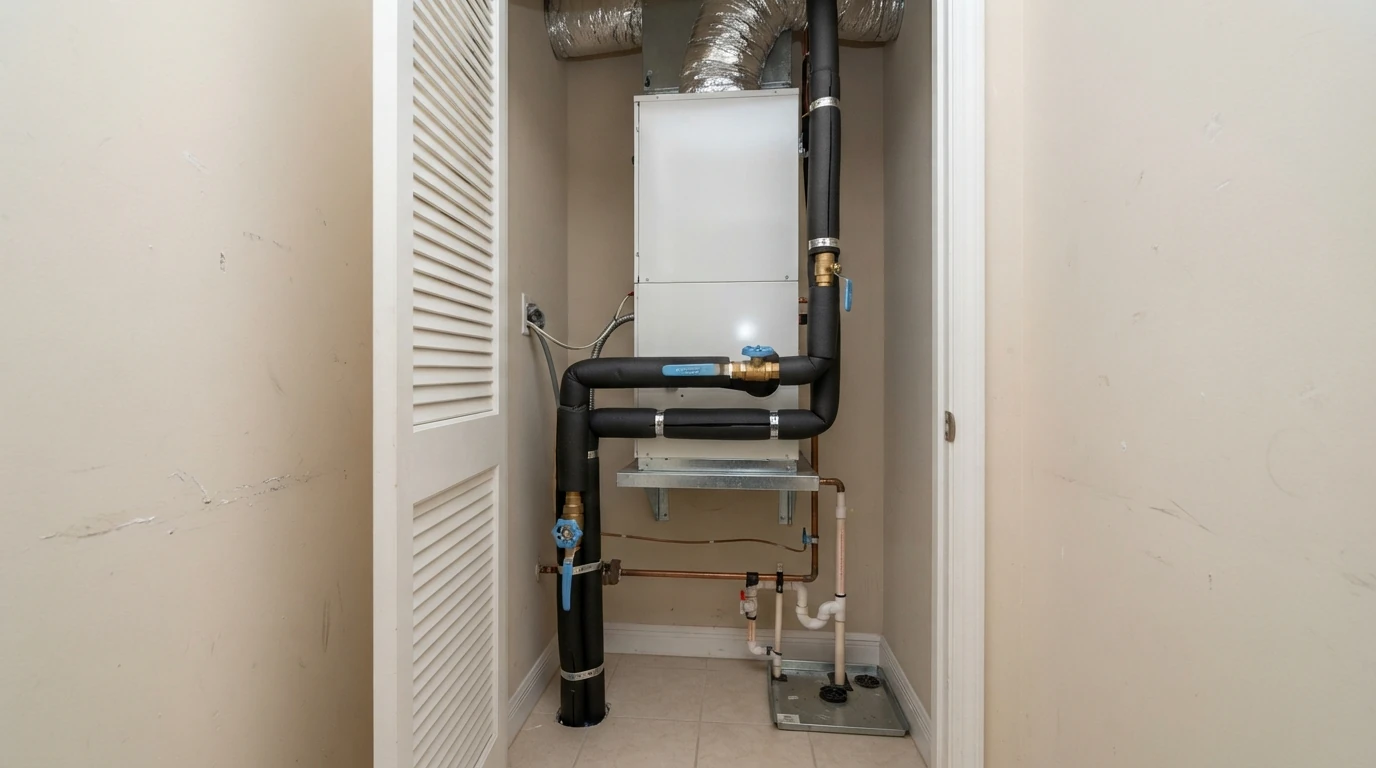 Fan coil replacement in a Miami high-rise condo