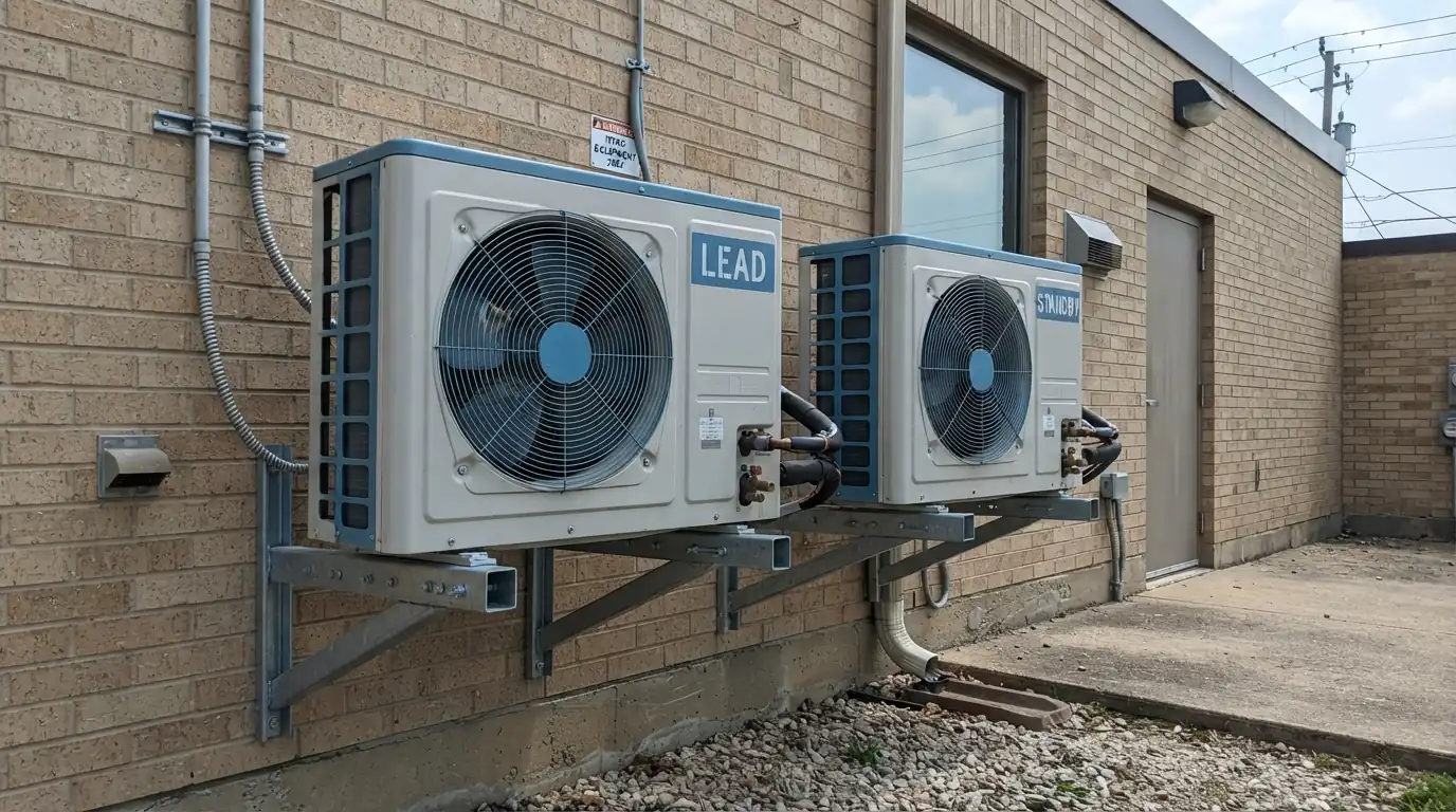 Redundant cooling units for a Miami server room