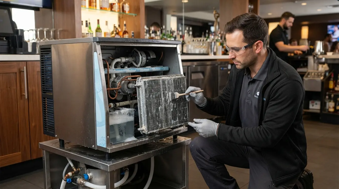 Ice machine repair and descaling in Miami