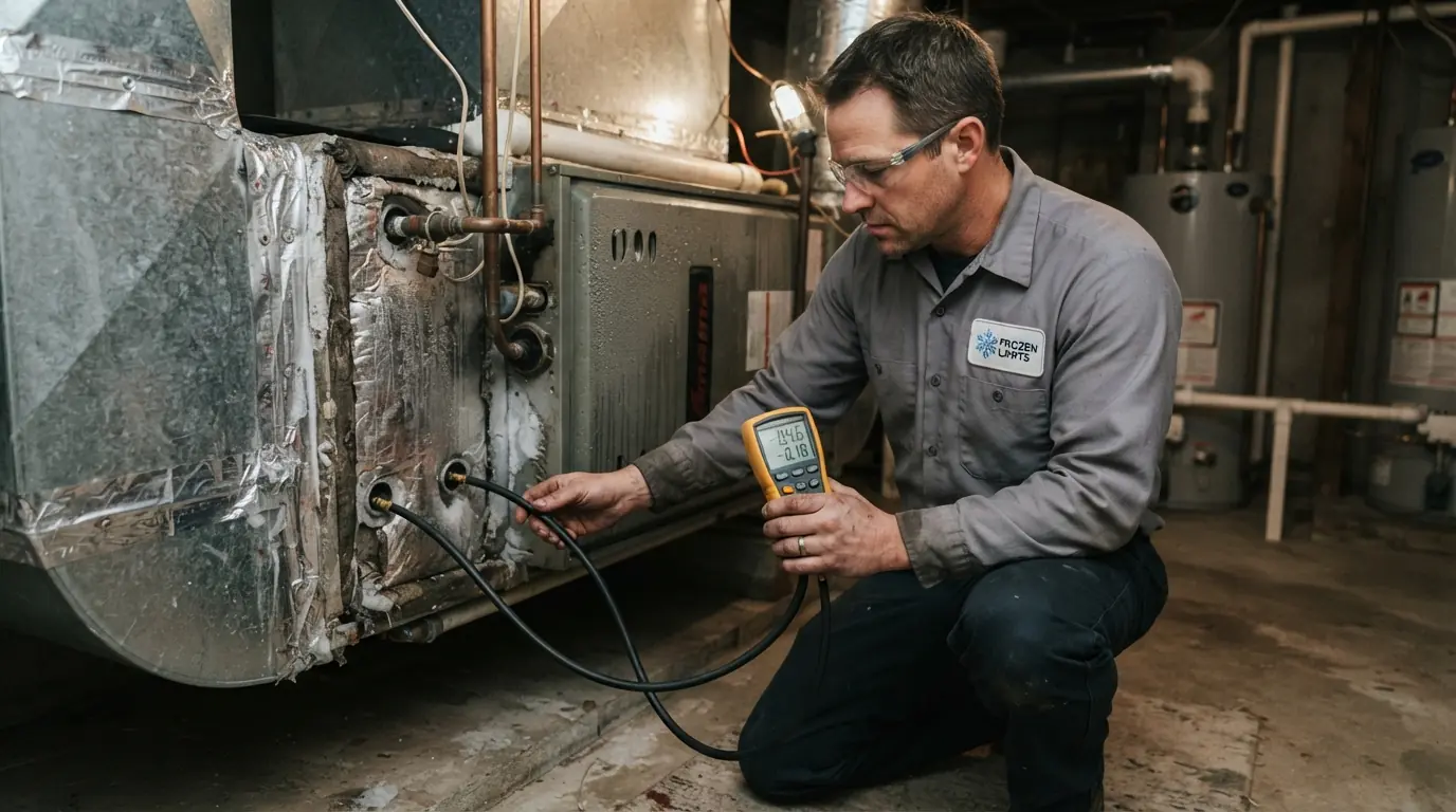 Finding the cause of an AC freeze-up in Miami