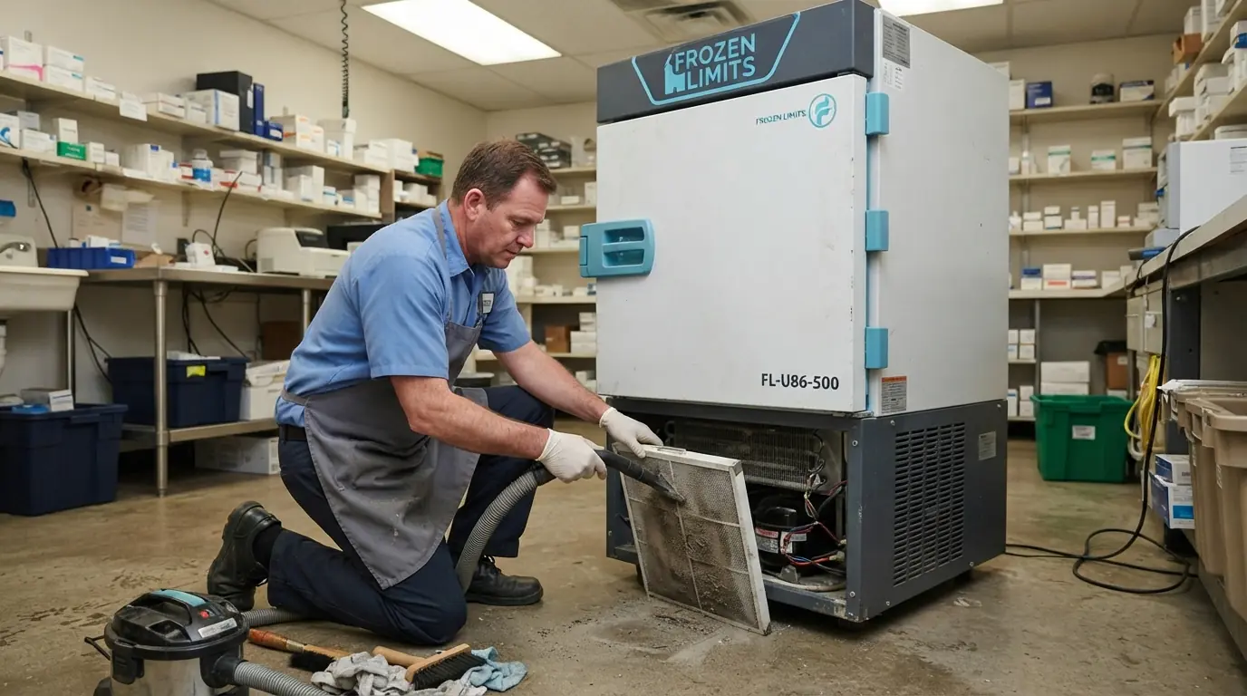 ULT freezer condenser filter service in Miami
