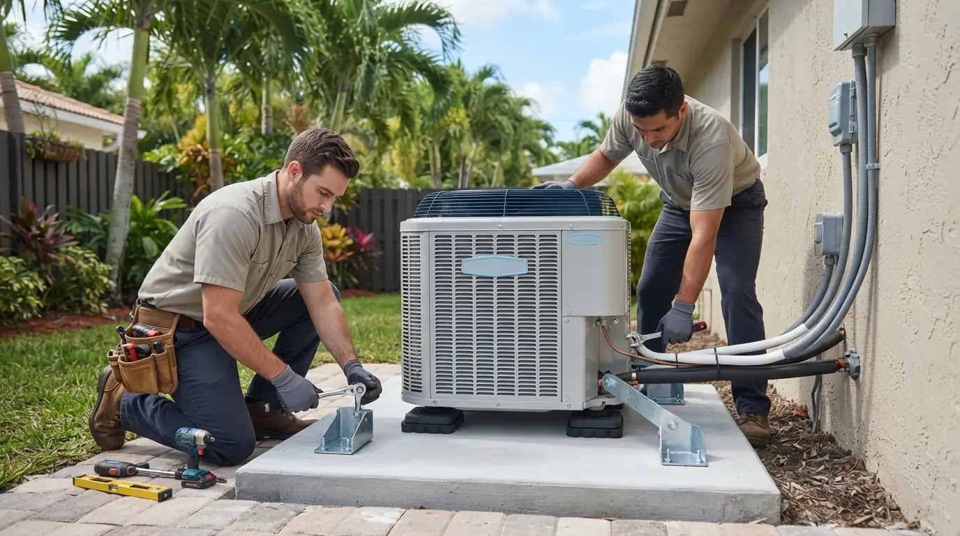 Installation & Replacement work by Frozen Limits HVAC in Miami