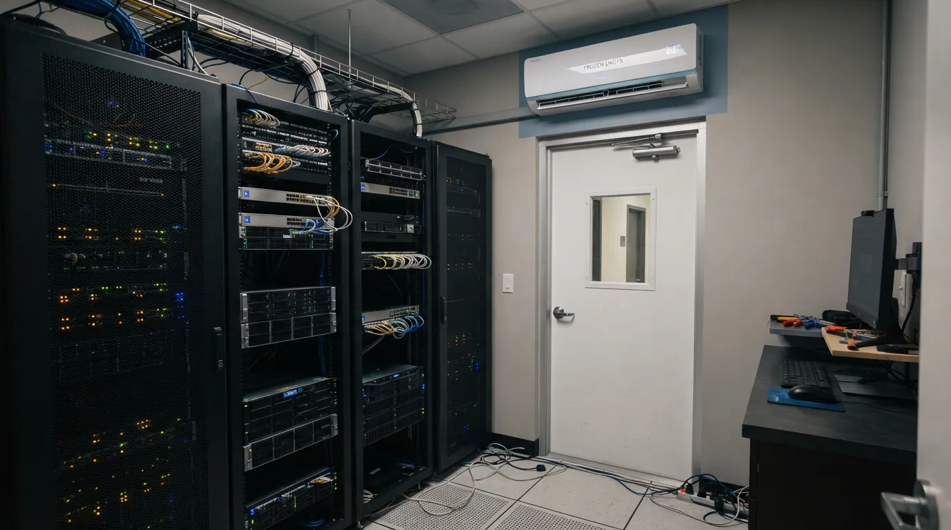 Dedicated server room cooling in a Miami office