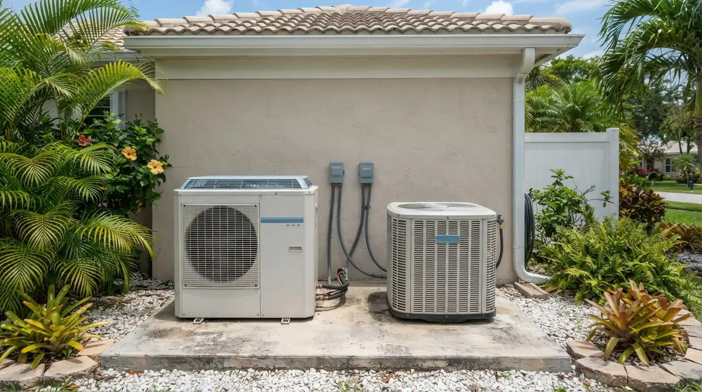 Heat pump and straight-cool AC compared in South Florida