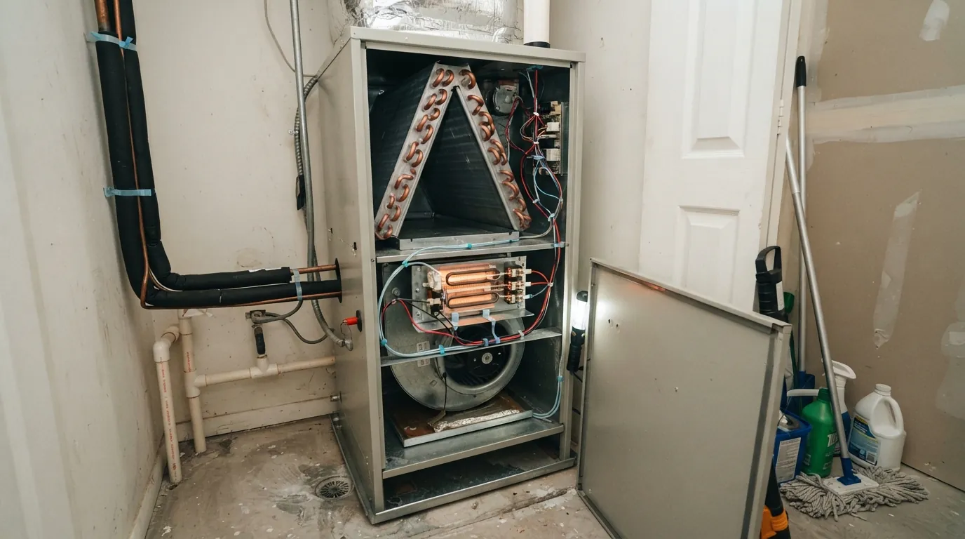 Backup heat kit in a Miami heat pump air handler