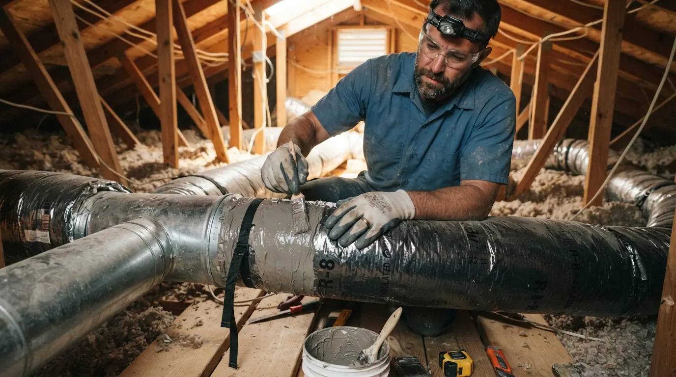 Ductwork & Air Quality work by Frozen Limits HVAC in Miami