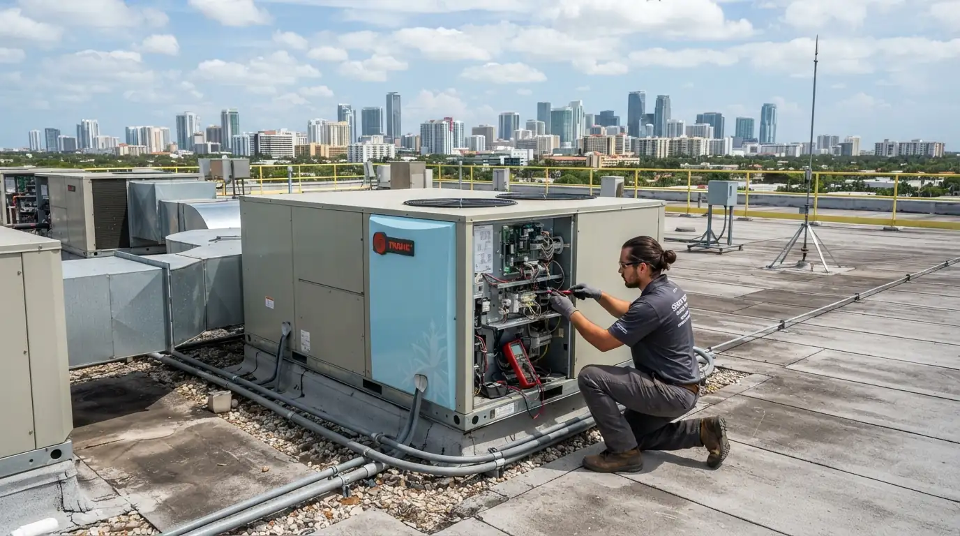 Commercial & Refrigeration work by Frozen Limits HVAC in Miami