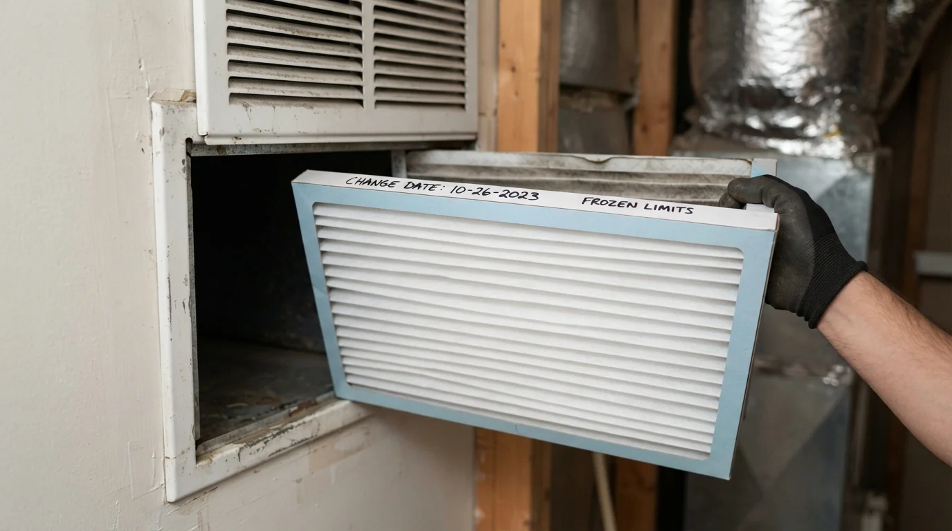 Filter schedule set during a Miami maintenance plan visit